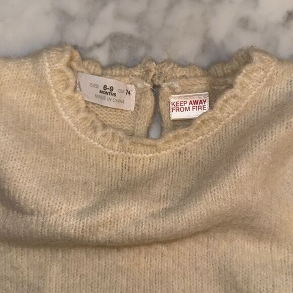 ZARA OUTFIT - NWT LEGGINGS & SWEATER 6/9M - Picture 6 of 10